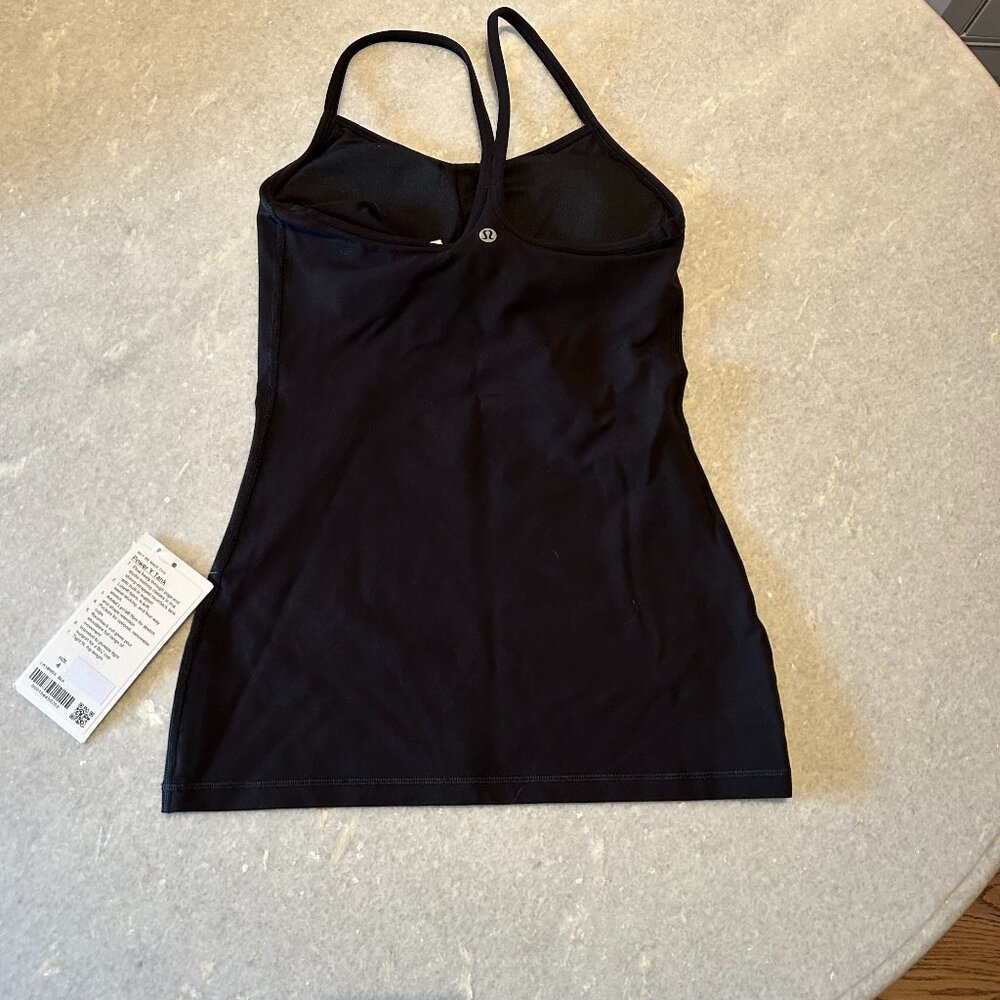 NWT LuluLemon Power Y Tank Black 4